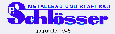 Logo Metallbau und Stahlbau P. Schlösser